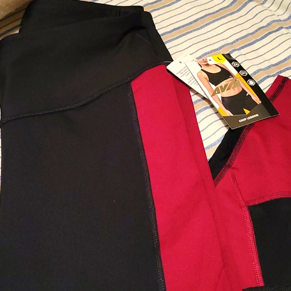 Avia large black and  Burgundy